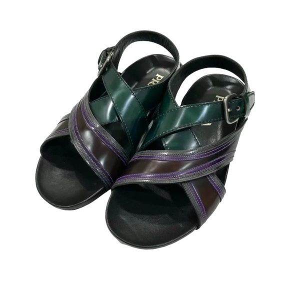 Prada Shoes - Prada Leather Sandals – Made in Italy EU 38
